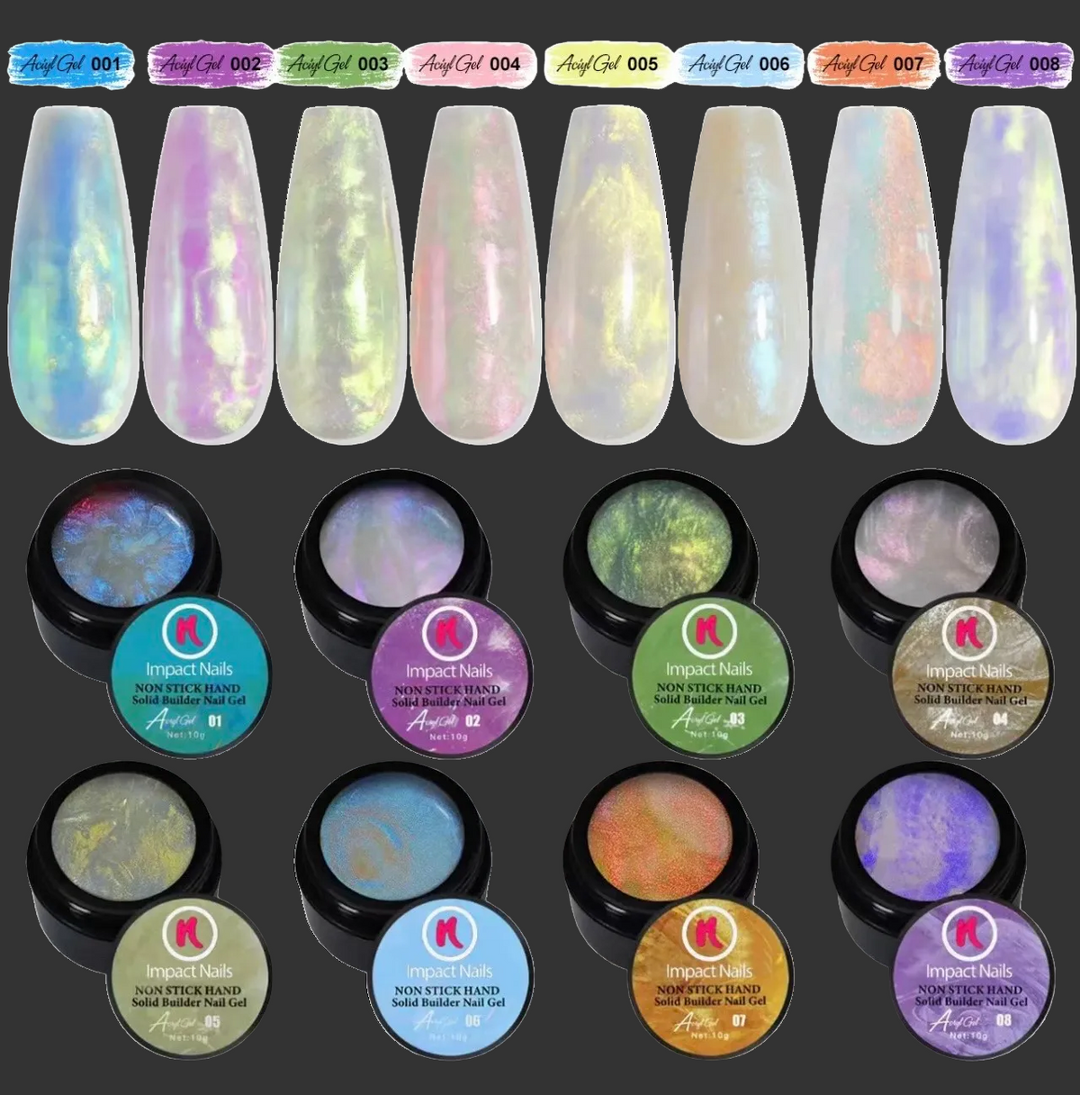 Non Stick Hand Solid Builder Nail Gel