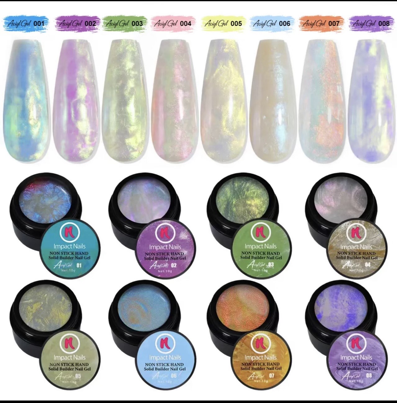 Non Stick Hand Solid Builder Nail Gel