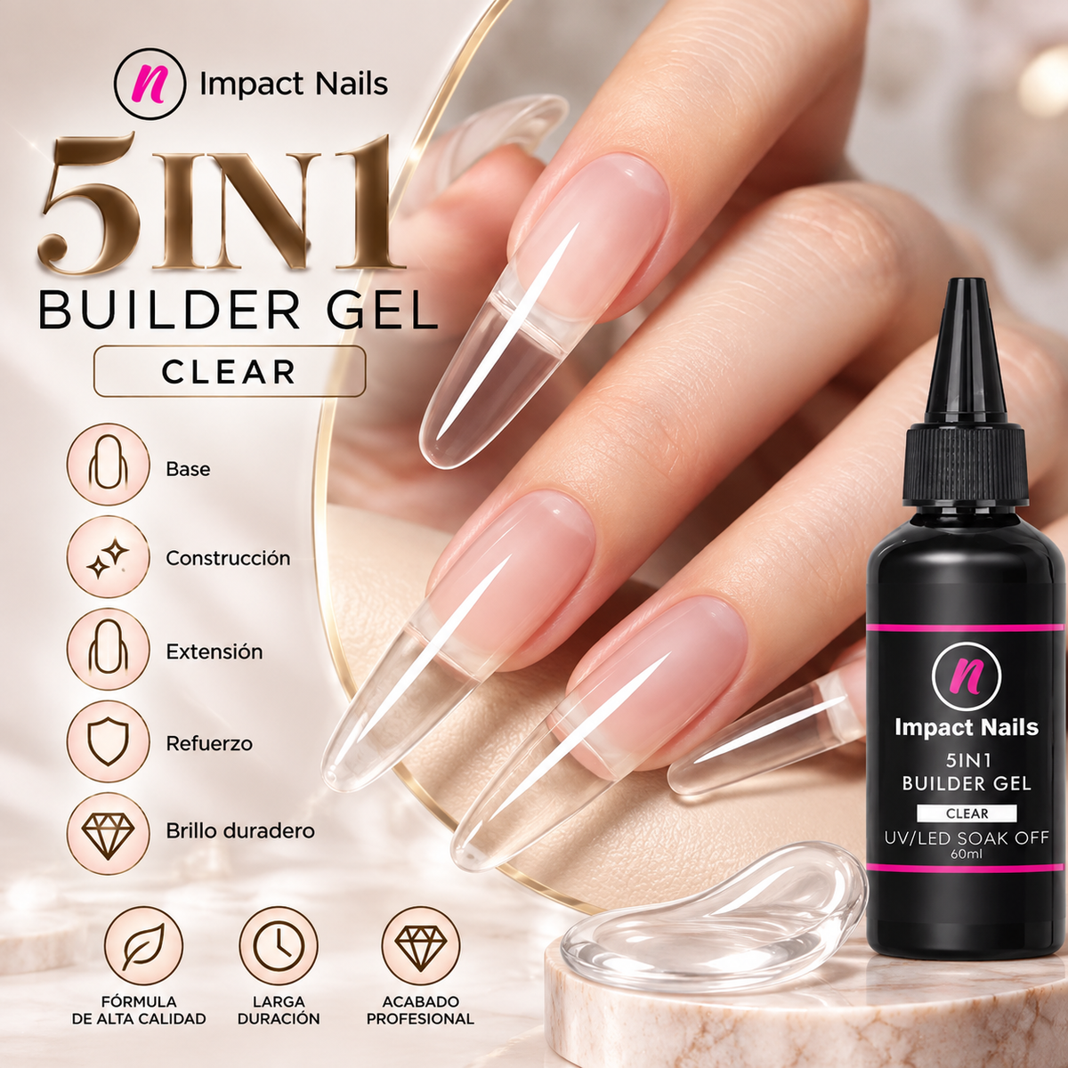 Builder Gel Filler Clear.